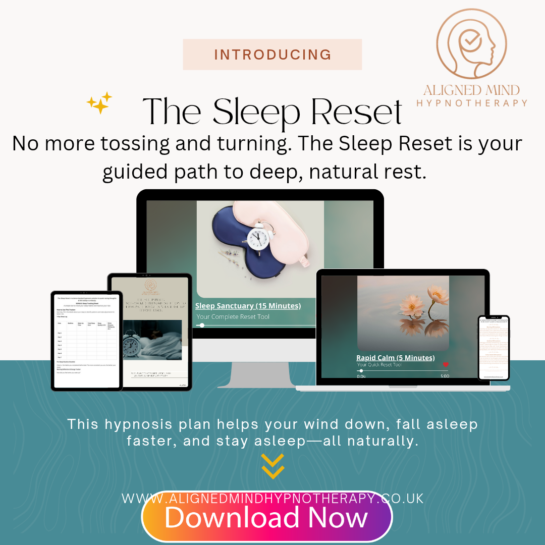 THE SLEEP RESET  No more tossing and turning. The Sleep Reset is your guided path to deep, natural rest.